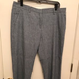 Woman’s GAP chambray ankle pant Sz 14